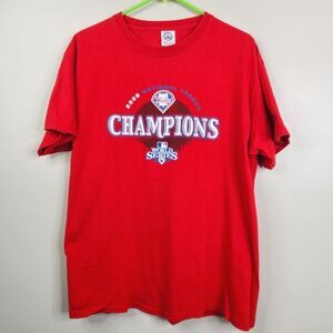 Delta Magnum Weight 2008 Philadelphia Phillies World Series Champions SS Tee L